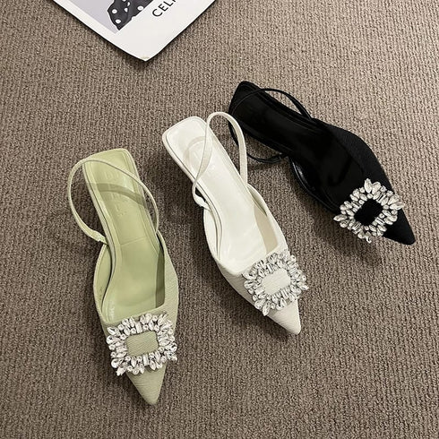 2022 New Fashion Rhinestones Sequined Banquet Designer Heels